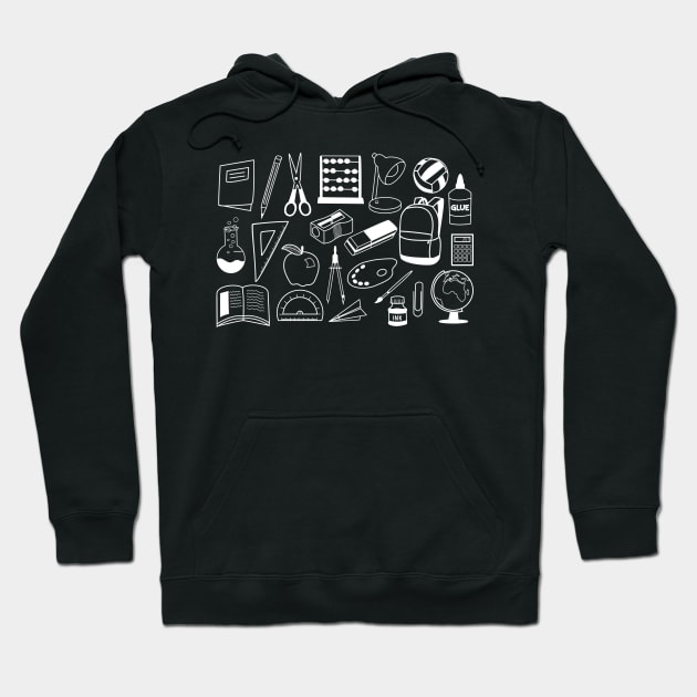 School Student Teacher Minimalist Design Student Hoodie